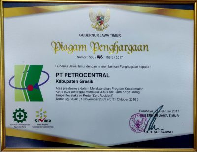 Penghargaan Kecelakaan Nihil tahun 2017