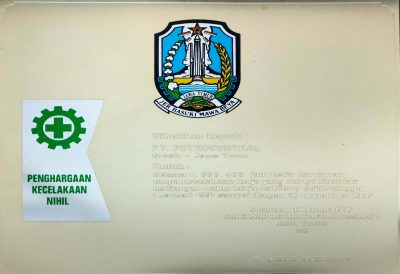 Penghargaan Kecelakaan Nihil tahun 1996 tingkat Provinsi